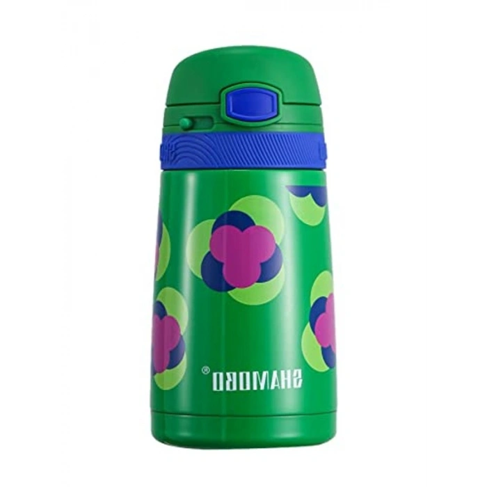Çocuklar için 350 ml Pipetli Paslanmaz Çelik Termos