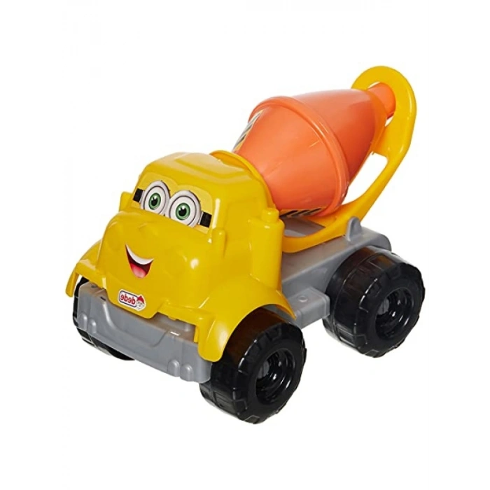 Çocuklar İçin Eğlenceli Çimento Kamyonu Blok Seti (20 Parça)