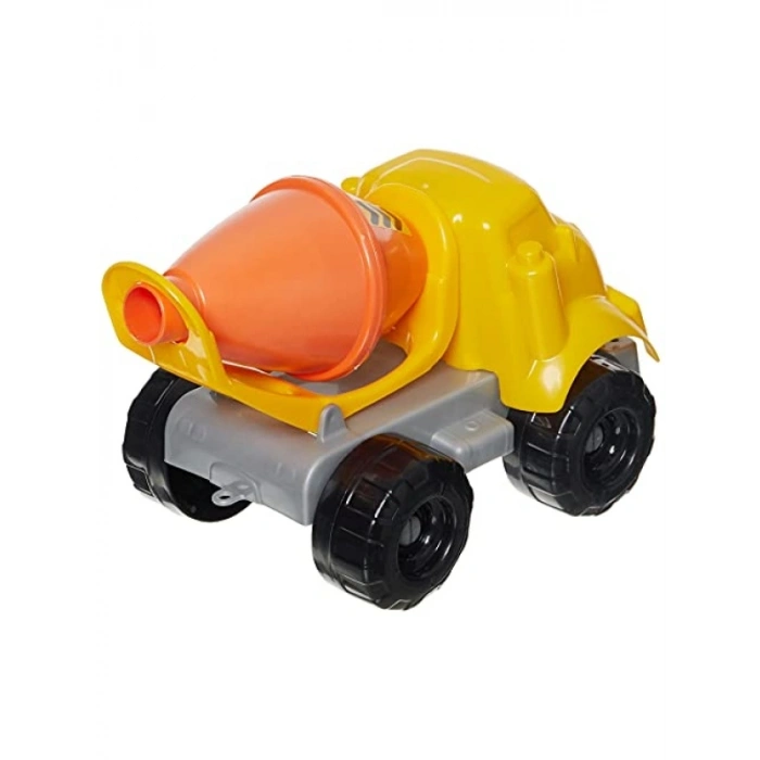 Çocuklar İçin Eğlenceli Çimento Kamyonu Blok Seti (20 Parça)