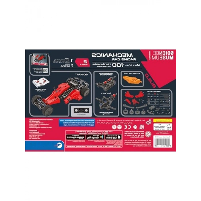 Çocuklar için Eğlenceli Mekanik Laboratuvar Seti - Racing Car