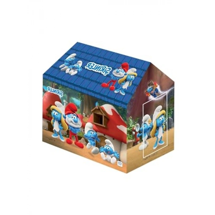 Çocuklar için Kolay Kurulum Eğlenceli Oyun Çadırı, Şirinler Temalı