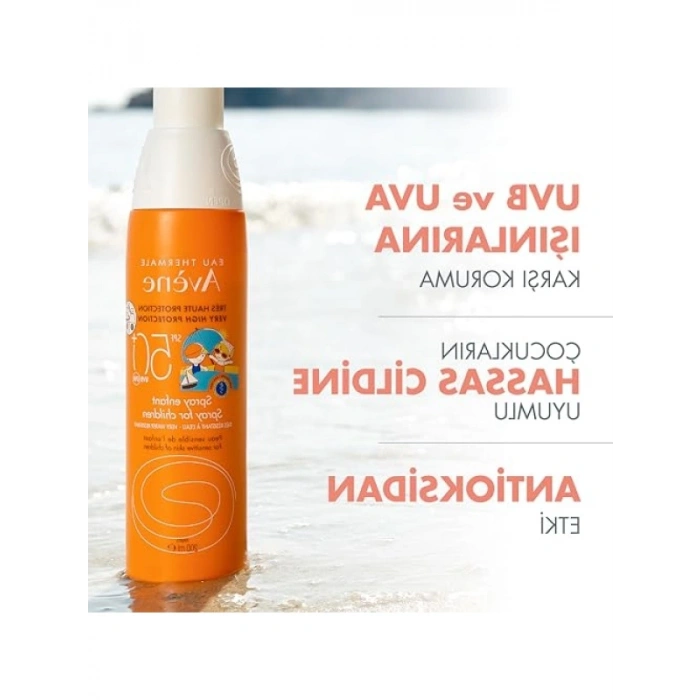Çocuklar için SPF50 Koruma Sağlayan Güneş Spreyi 200ml