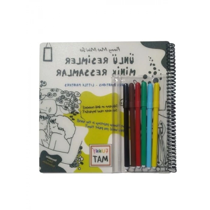 Çocuklar İçin Ünlü Resimler Mini Seti - Kalemli Eğlence