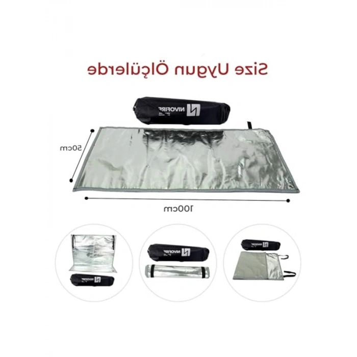 Çok Amaçlı 3 Katlı Kamp Matı - 50x100 cm