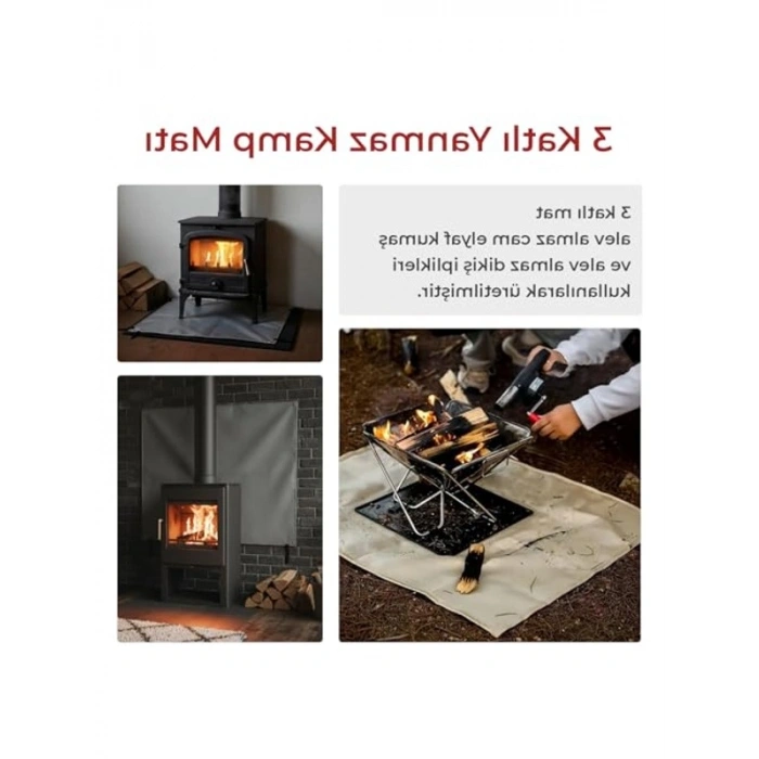 Çok Amaçlı 3 Katlı Kamp Matı - 50x100 cm
