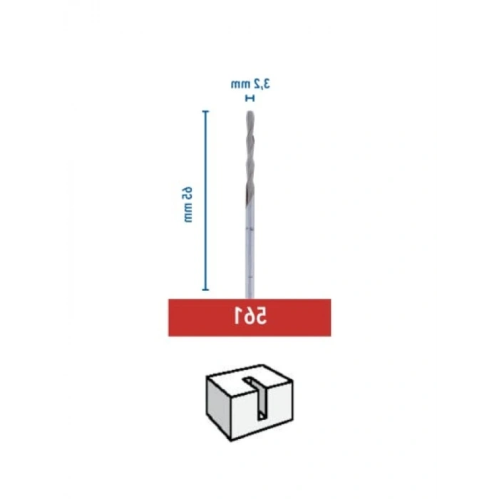 Çok Amaçlı 3’lü Spiral Kesme Uçları, 3.2 mm
