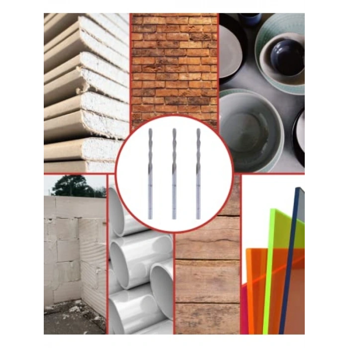 Çok Amaçlı 3’lü Spiral Kesme Uçları, 3.2 mm