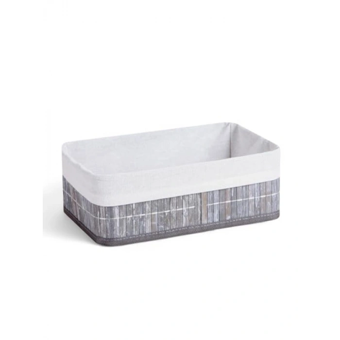 Çok Amaçlı Bambu Detaylı Saklama Kutusu - 25x15x8 cm