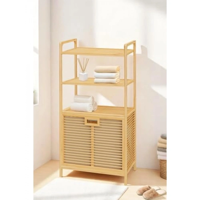 Çok Amaçlı Banyo Düzenleyici - 3 Raflı Kirli Sepet