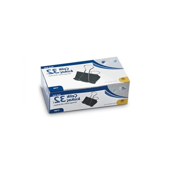 Çok Amaçlı Çelik Kıskaç - Siyah (12 Adet)