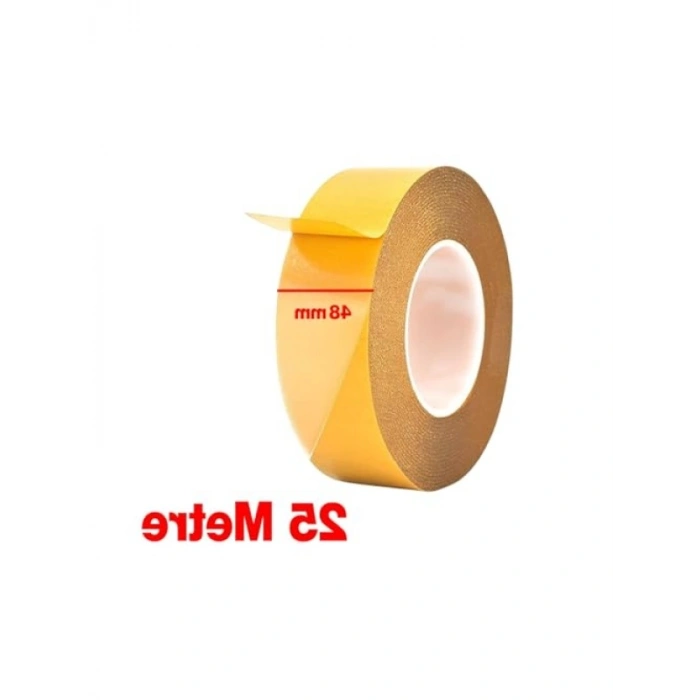 Çok Amaçlı Çift Taraflı Şeffaf Bant - 48 mm x 25 Metre