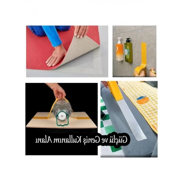 Çok Amaçlı Çift Taraflı Şeffaf Bant - 48 mm x 25 Metre