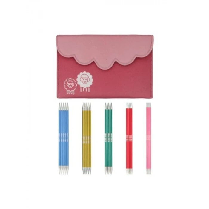 Çok Amaçlı Çift Uçlu Örgü İğnesi Seti, 15 cm, 5 Adet