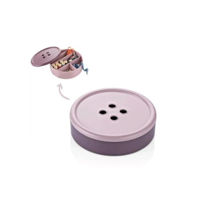 Çok Amaçlı Dikiş Kutusu - Pembe Renk