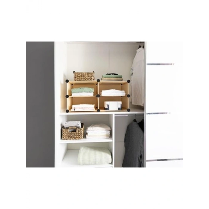 Çok Amaçlı Dolap Düzenleyici Raf