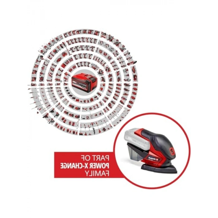 Çok Amaçlı Kablosuz Zımpara - 18V Lityum-İyon