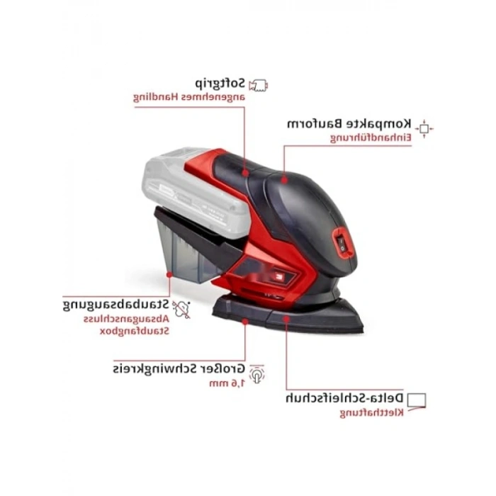 Çok Amaçlı Kablosuz Zımpara - 18V Lityum-İyon