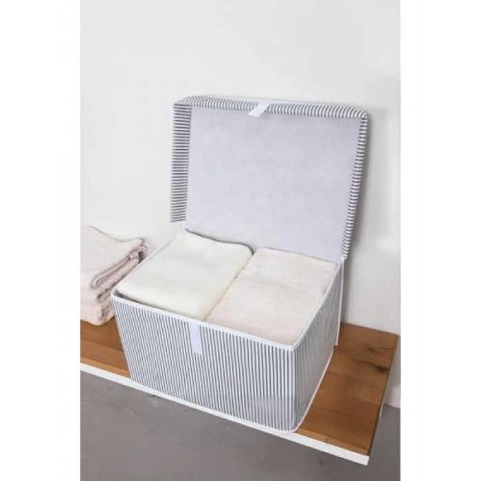 Çok Amaçlı Kapaklı Hurç Kutu, Mini Boy (40x30x26 cm)