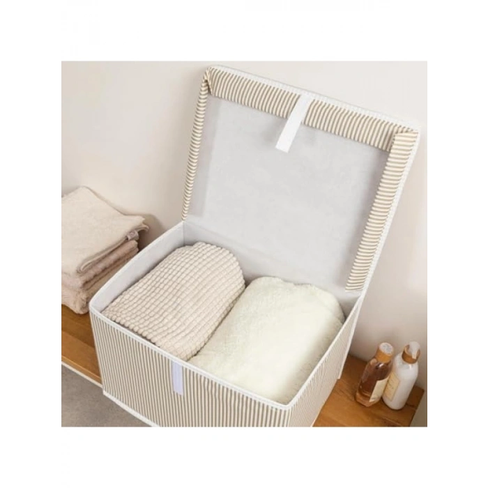 Çok Amaçlı Kapaklı Sandık Tipi Organizer - Büyük Boy