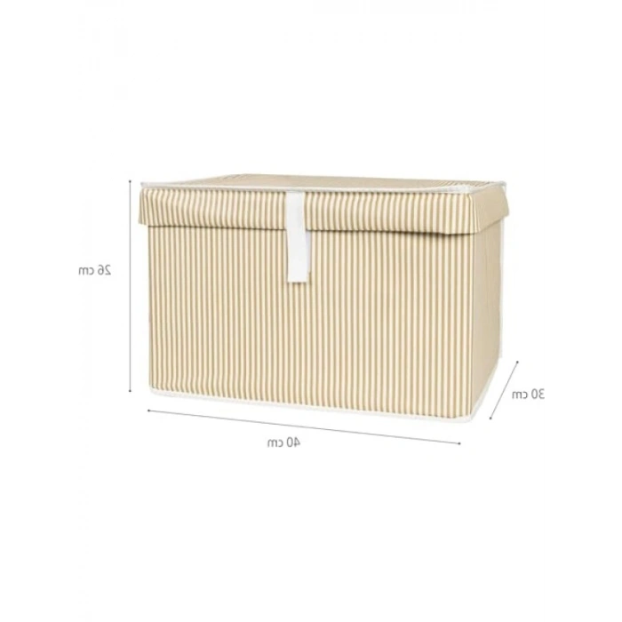 Çok Amaçlı Kapaklı Sandık Tipi Organizer - Büyük Boy