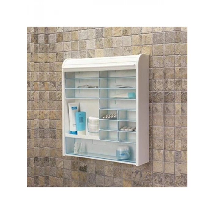 Çok Amaçlı Kilitli Ecza ve Banyo Dolabı - 42x48x8.5 cm