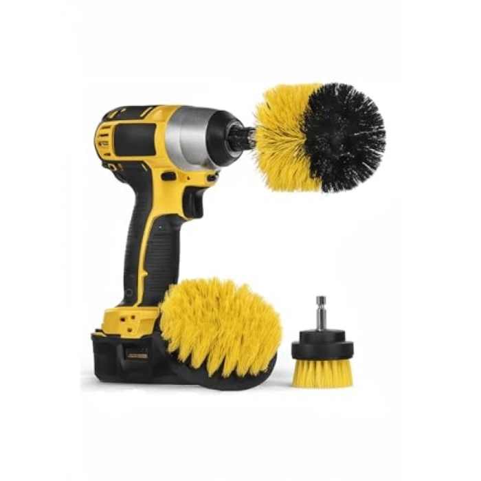 Çok Amaçlı Matkap Ucu Temizleme Fırça Seti, 3lü