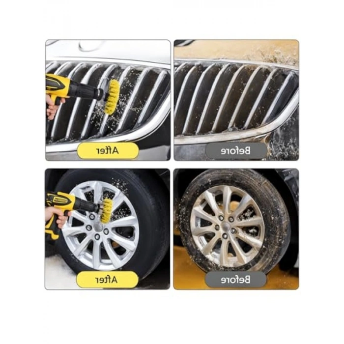 Çok Amaçlı Matkap Ucu Temizleme Fırça Seti, 3lü