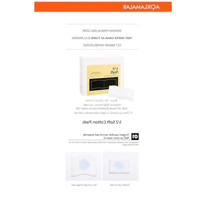 Çok Amaçlı Pamuk Makyaj Pedleri (60 Adet)