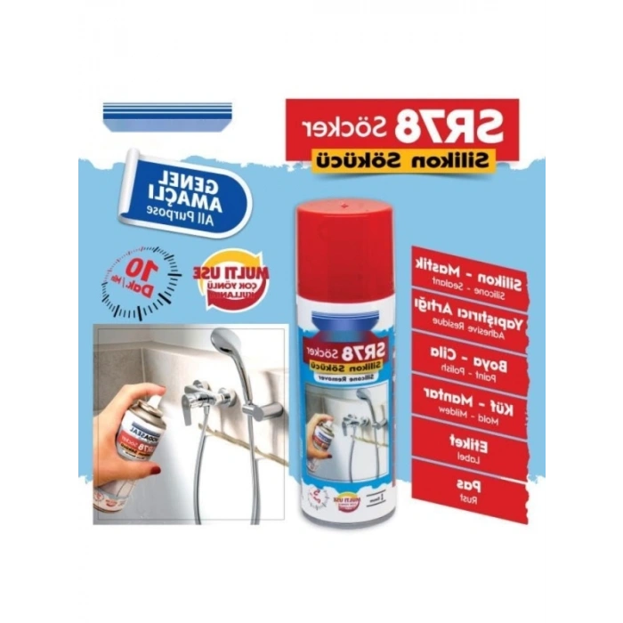 Çok Amaçlı Silikon Etiket Yapışkan Küf ve Pas Sökücü (2 ADET)