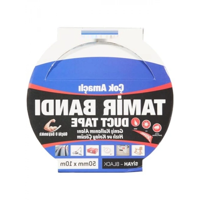 Çok Amaçlı Tamir Bandı, 50mm x 10mt, Siyah