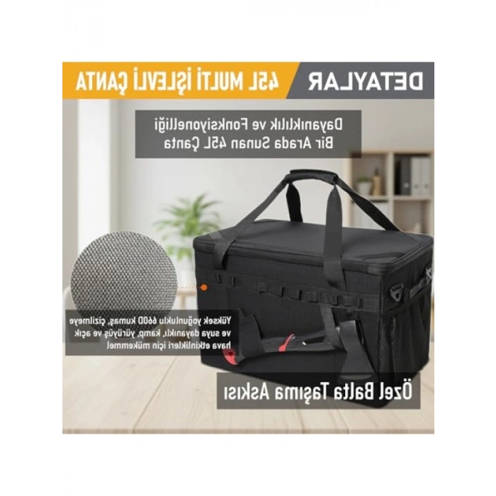 Çok Amaçlı Termal Araba Bagaj Organizer Çanta 45 Lt