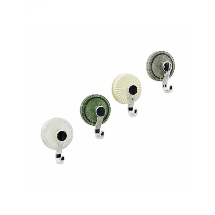 Çok Amaçlı Yapışkanlı ve Vantuzlu Tekli Askı, Yeşil