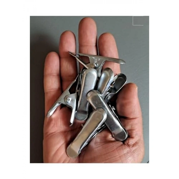 Çok Amaçlı Yaylı Klips, 6 Adet Metal Mandal