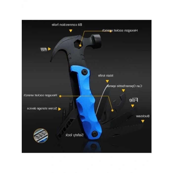 Çok Fonksiyonlu Çekiç, Çakı ve Tornavida Seti