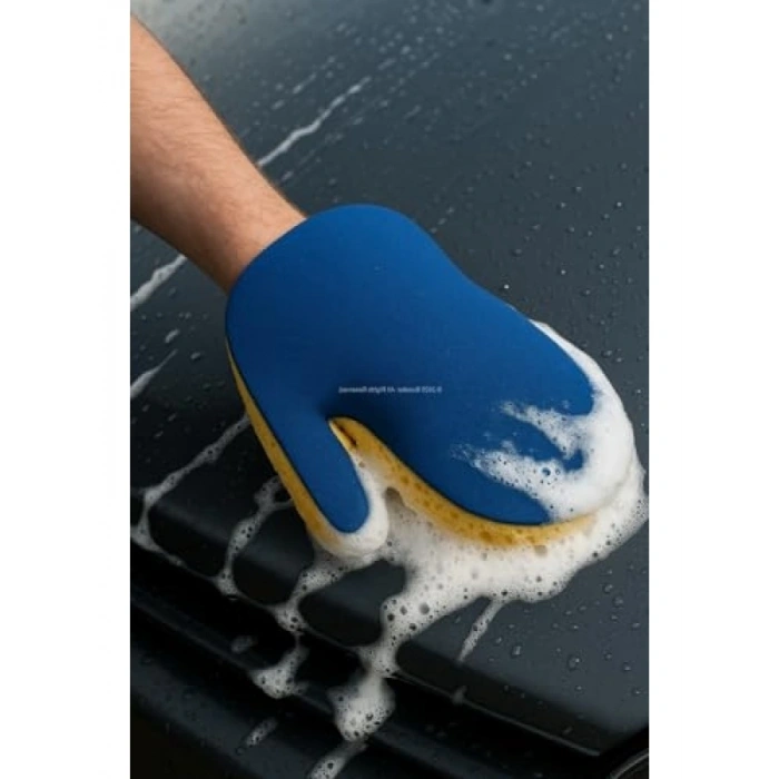 Çok Fonksiyonlu Eldiven Biçimli Araba Yıkama Süngeri - Çift Taraflı Temizlik