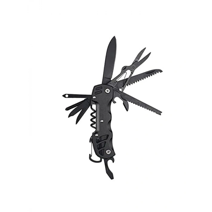 Çok Fonksiyonlu Kamp Cep Çakısı - 15 Özellikli