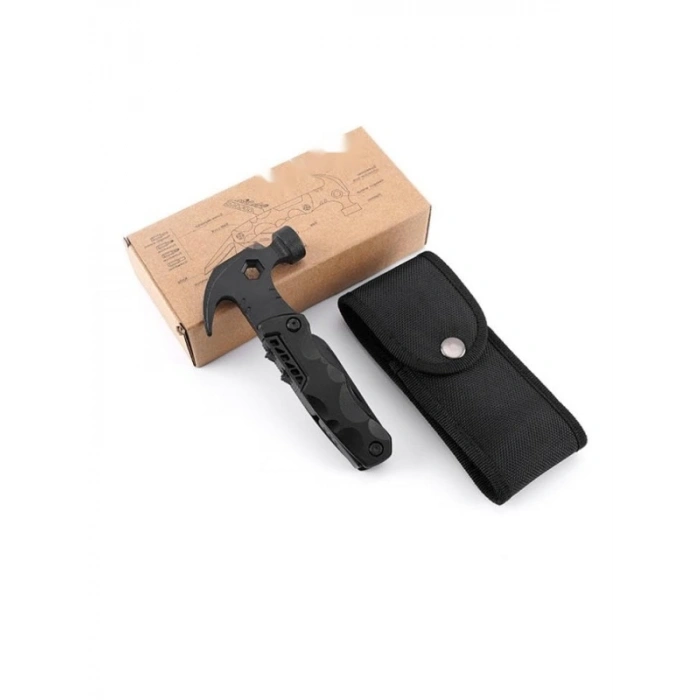 Çok Fonksiyonlu Kamp Seti - Çekiç, Çakı, Testere ve Tornavida