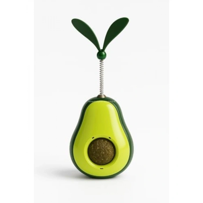 Çok Fonksiyonlu Kedi Oyuncağı - Avokado Şekilli