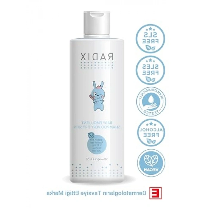 Çok Kuru Ciltler İçin Emollient Şampuan - 200 ml