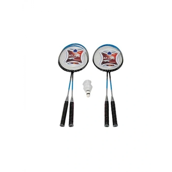 Çok Renkli Çantalı Badminton Raketi