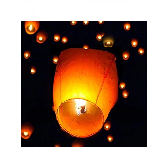 Çok Renkli Dilek Feneri (3 Adet, 100 cm)