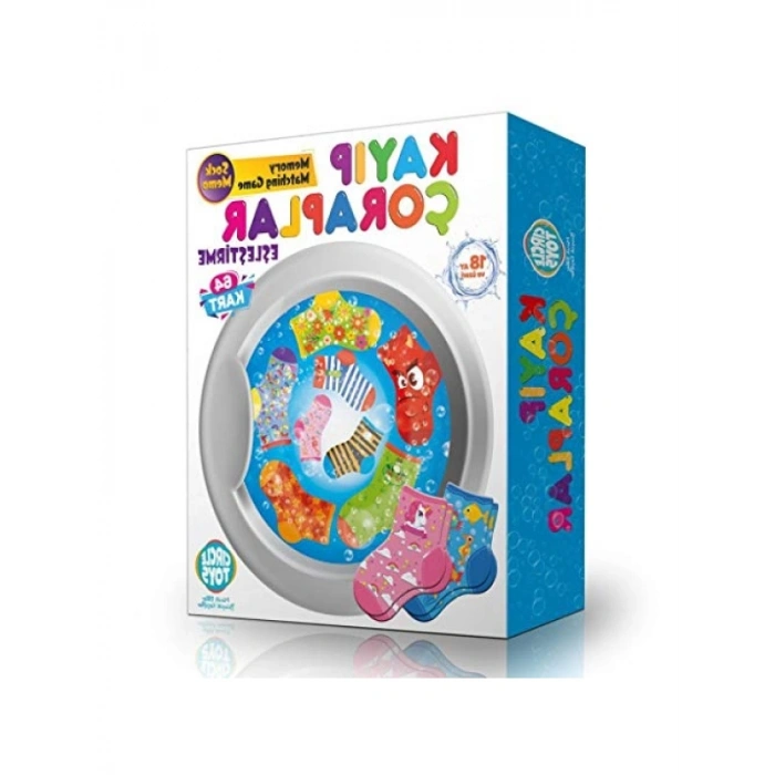 Çok Renkli Kayıp Çoraplar - Eğitici Oyun Seti