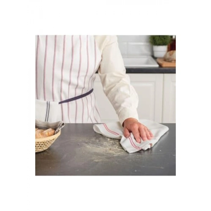 Çok Renkli Kurulama Bezi - Kırmızı Beyaz