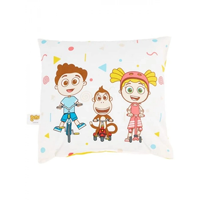 Çok Renkli Pamuk Kırlent 40x40 cm