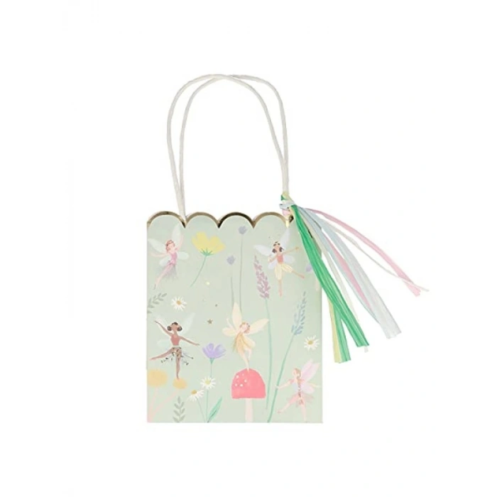 Çok Renkli Peri Kızı Parti Çantaları - 8li Paket