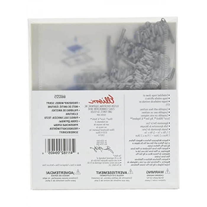 Çok Renkli Thinlits Zımba Şablonu Seti, 16 Adet, Kağıt ve Plastik ile Uyumlu