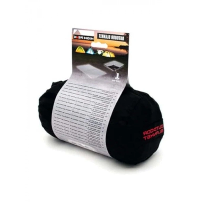 Çok Yönlü Gri/Siyah Dış Mekan Battaniyesi