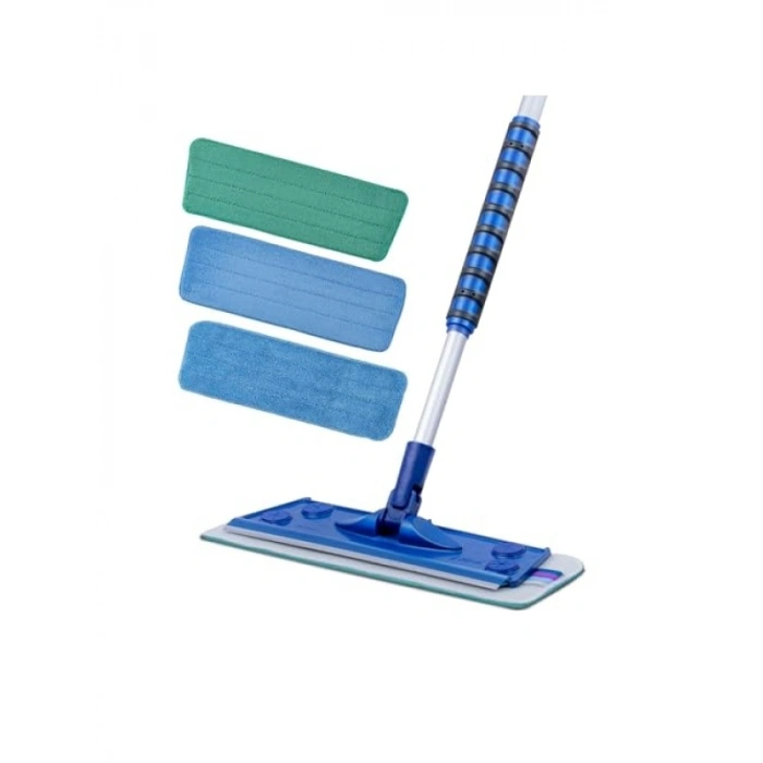 Çok Yönlü Mikrofiber Mop Seti (Islak-Kuru-Duvar)