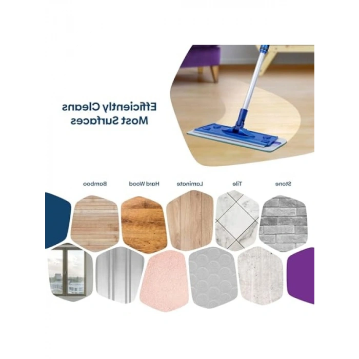Çok Yönlü Mikrofiber Mop Seti (Islak-Kuru-Duvar)