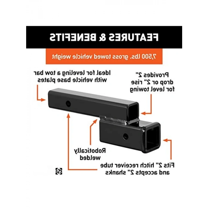 Çok Yönlü Treyler Bağlantı Adaptörü, 2 İnç Alıcı